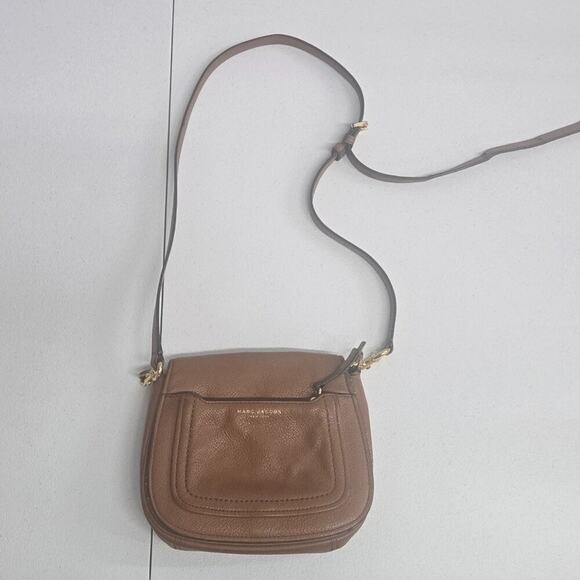 Marc Jacobs Saddle Crossbody Bag Tan Leather - Picture 3 of 14